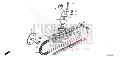 CAM CHAIN/TENSIONER FES125AC de 2012